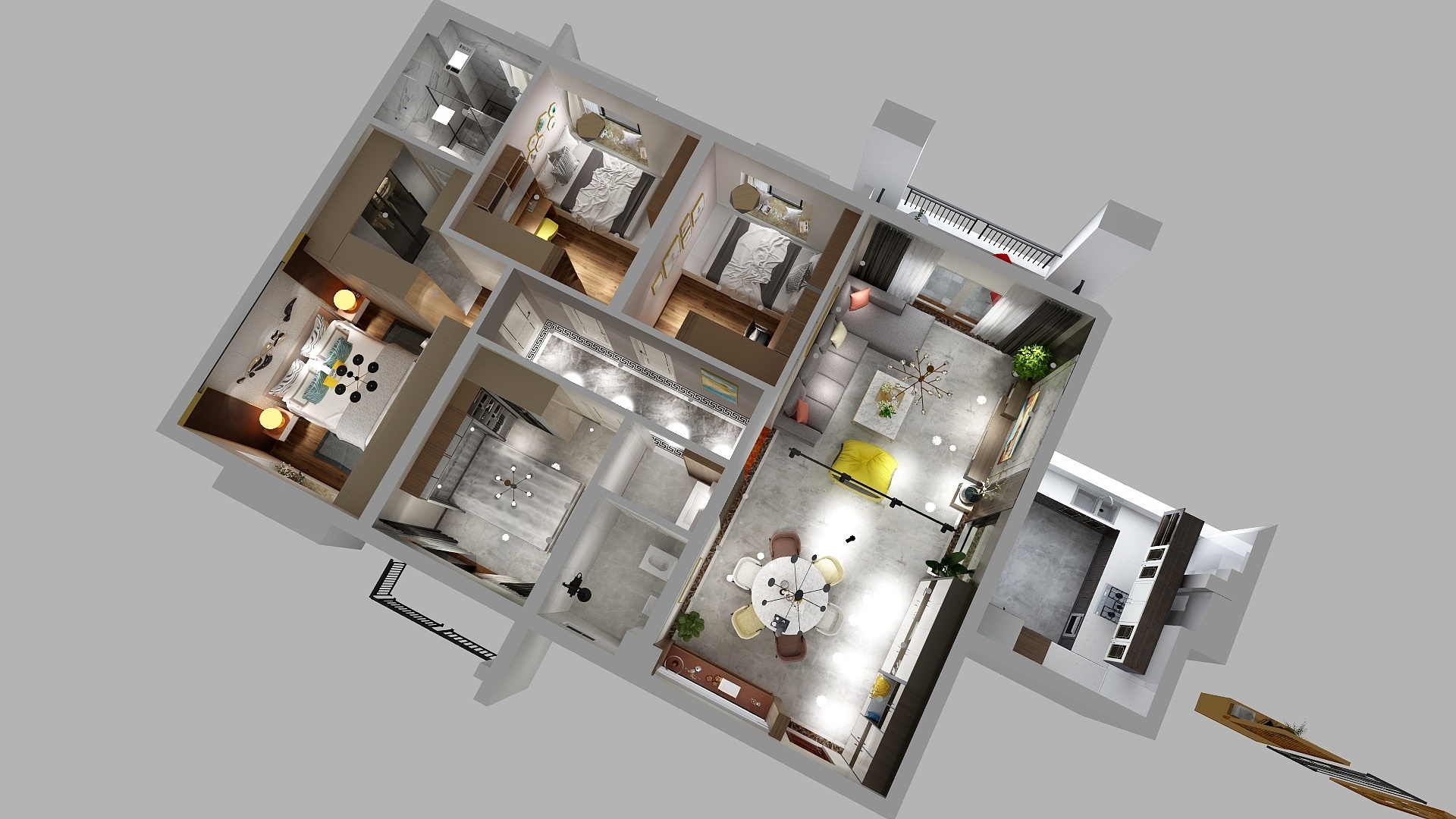 北辰空间.正向设计-广源国际12栋2单元2801#吴宅定制家具-装修设计方案