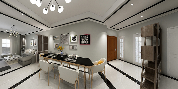 牧野设计-盛世漆园客厅-装修设计方案