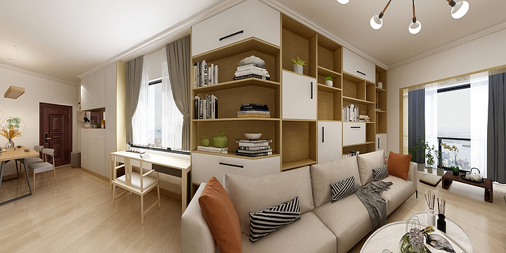 黄雪洁-致瑞雅宛A区，设计师黄学洁-装修设计方案