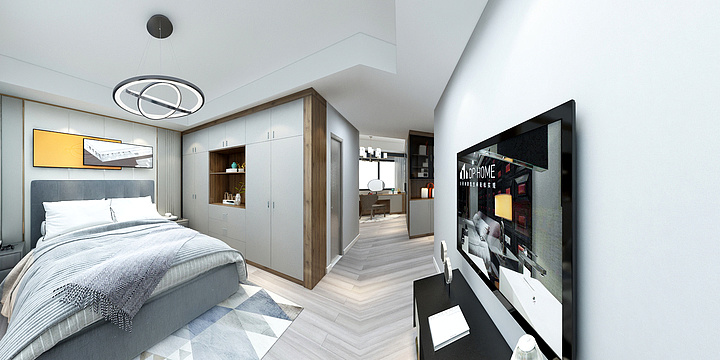 江都玛格王寅-桃源墅12#高总卧室空间-装修设计方案