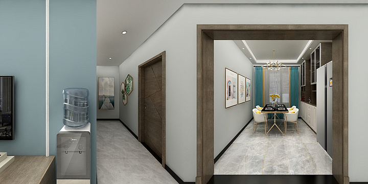 胡彦武-振业泊岸1401-轻奢-装修设计方案