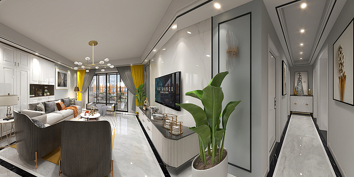 一十七画生-0612花都艺墅73号102室-装修设计方案