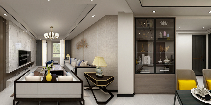 王遇缘-125m²三居现代-装修设计方案