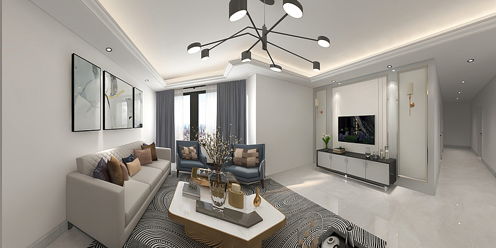 新居港装饰cezJ-北城时代2栋二单元801  20-装修设计方案