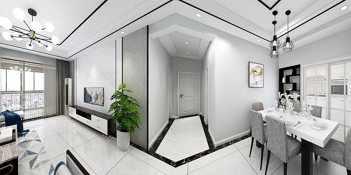 达州千百度装饰-中瑞阳光108-装修设计方案