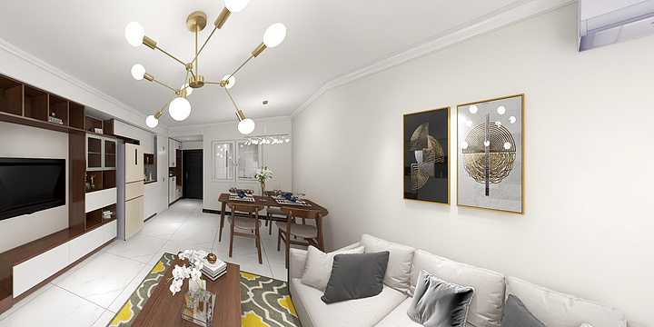 WM绘图设计-陈女士施工图纸-装修设计方案