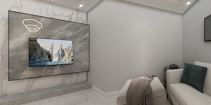 慕居-晶园50现代-装修设计方案