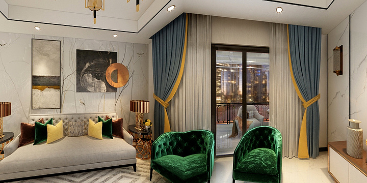 雪无痕616-华发四季903-装修设计方案