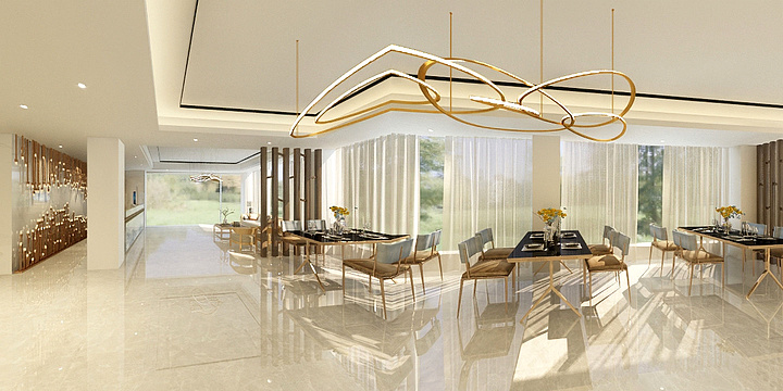 一个靓仔-大堂-装修设计方案