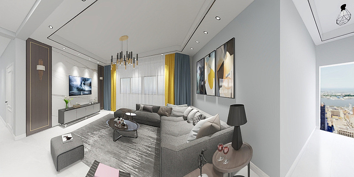 阿黑呀c-世纪未来城3-2301-装修设计方案