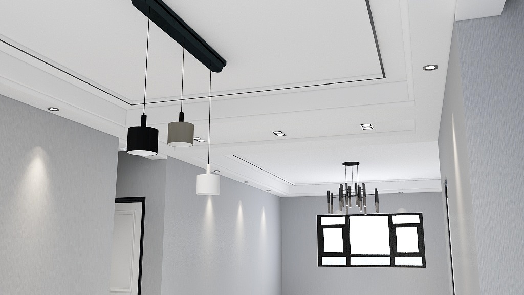 筑梦空间工作室-美居花园1-1-402效果图-装修设计方案