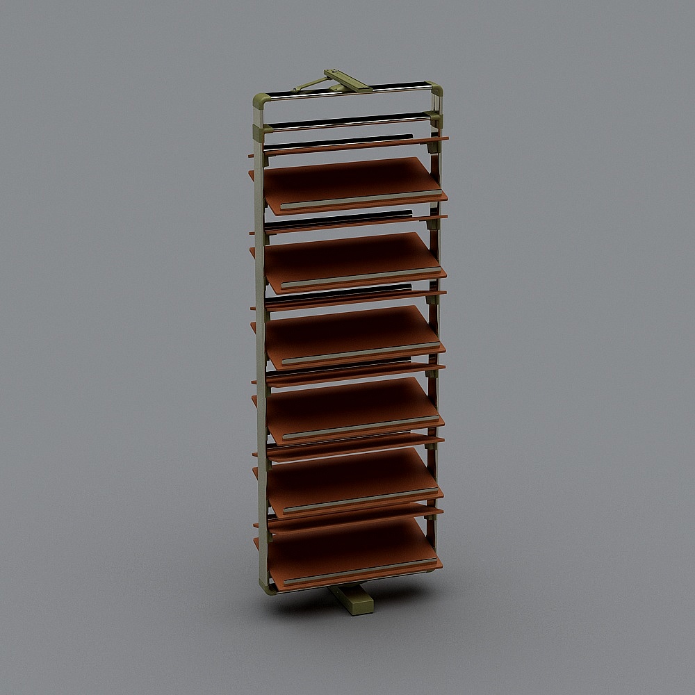 703591旋转鞋架12层