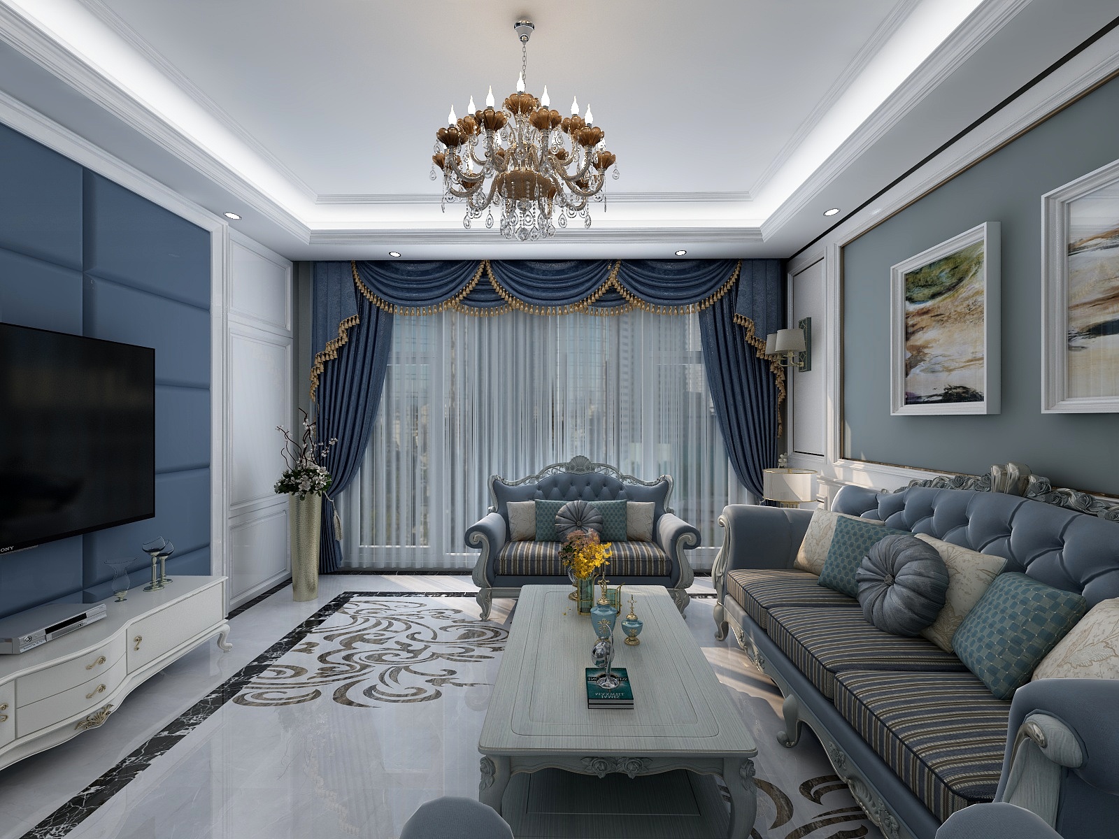 飞歌冰雨-滨海大道369-32-103-装修设计方案