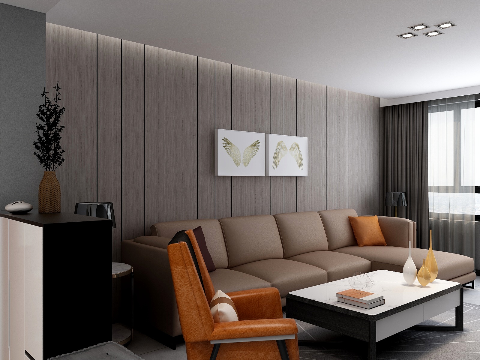 艺舍装饰工程有限公司-佳信13号楼边户-极简-装修设计方案