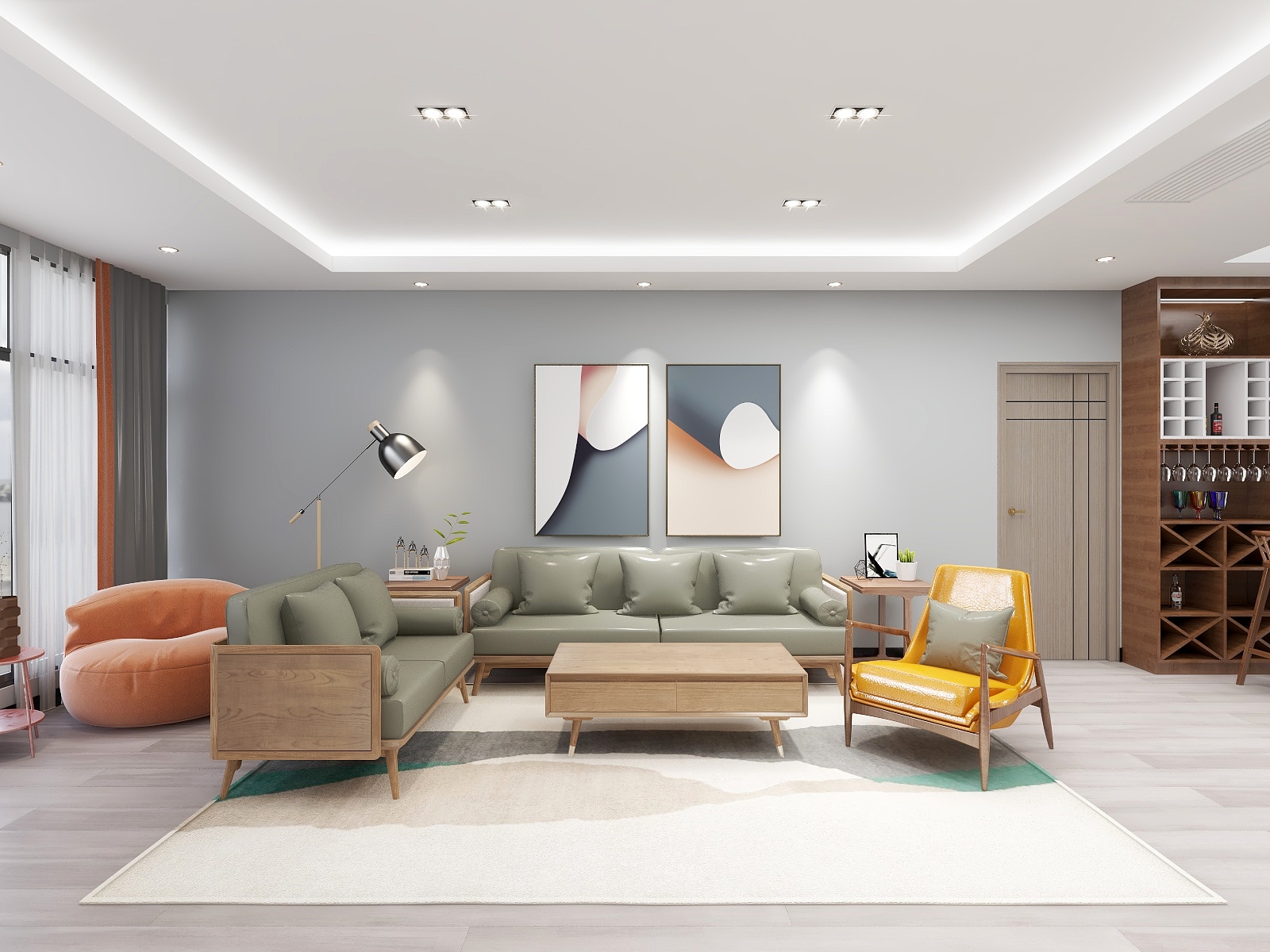 张敏-观棠府郭宅北欧风-装修设计方案