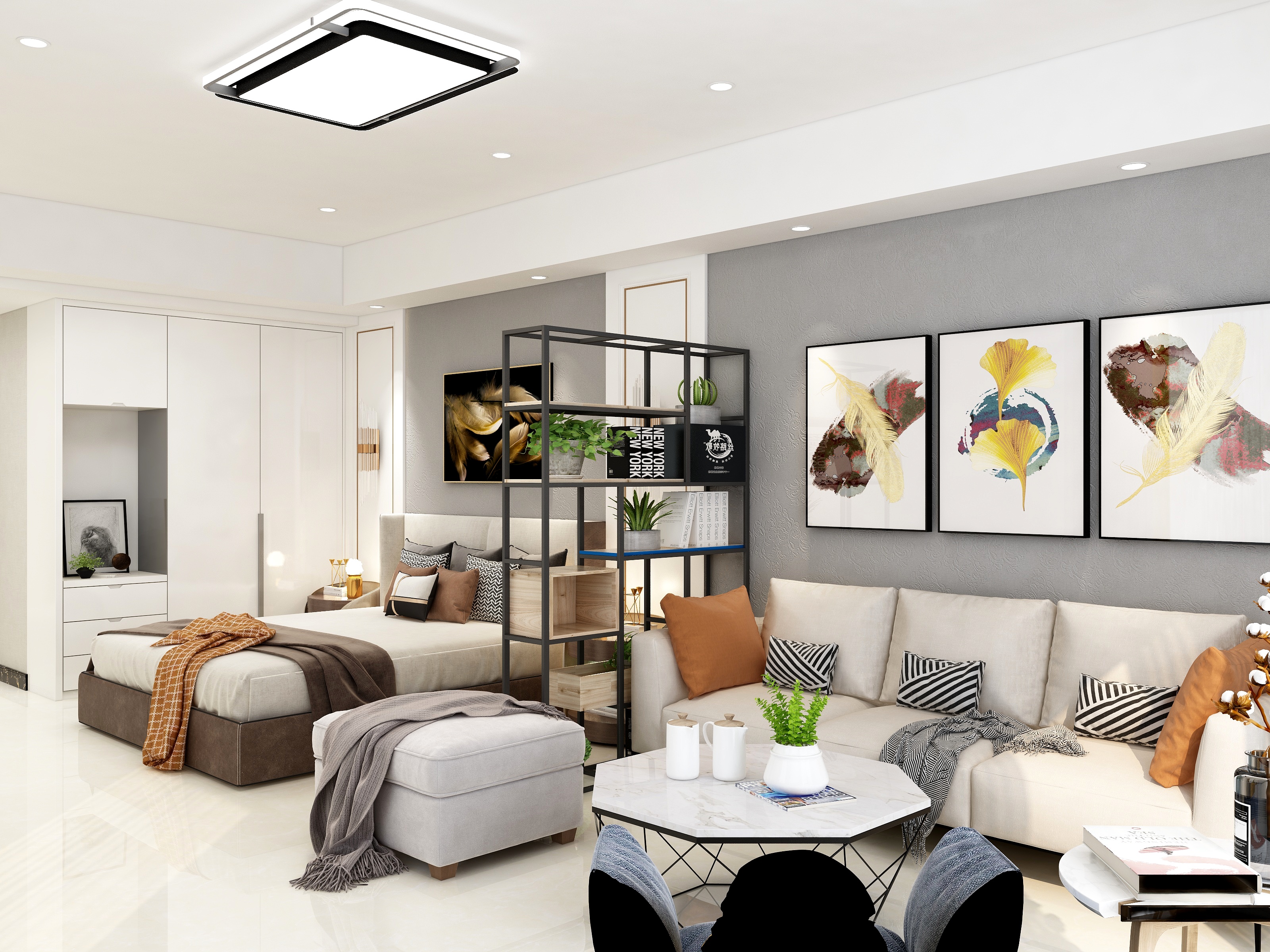 艺舍装饰工程有限公司-帝都公寓1323-装修设计方案