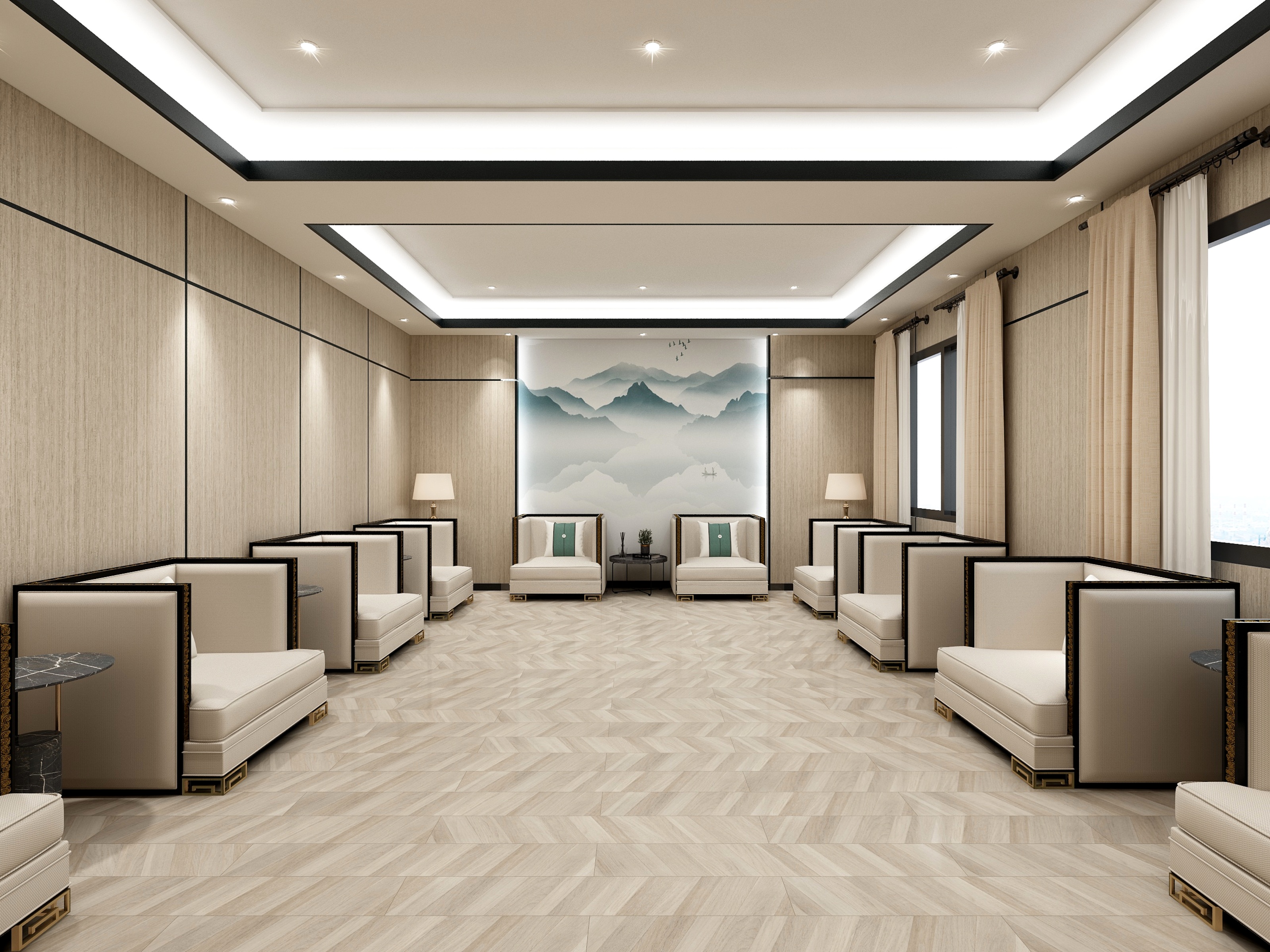 吴翔-地质大队会议室-装修设计方案