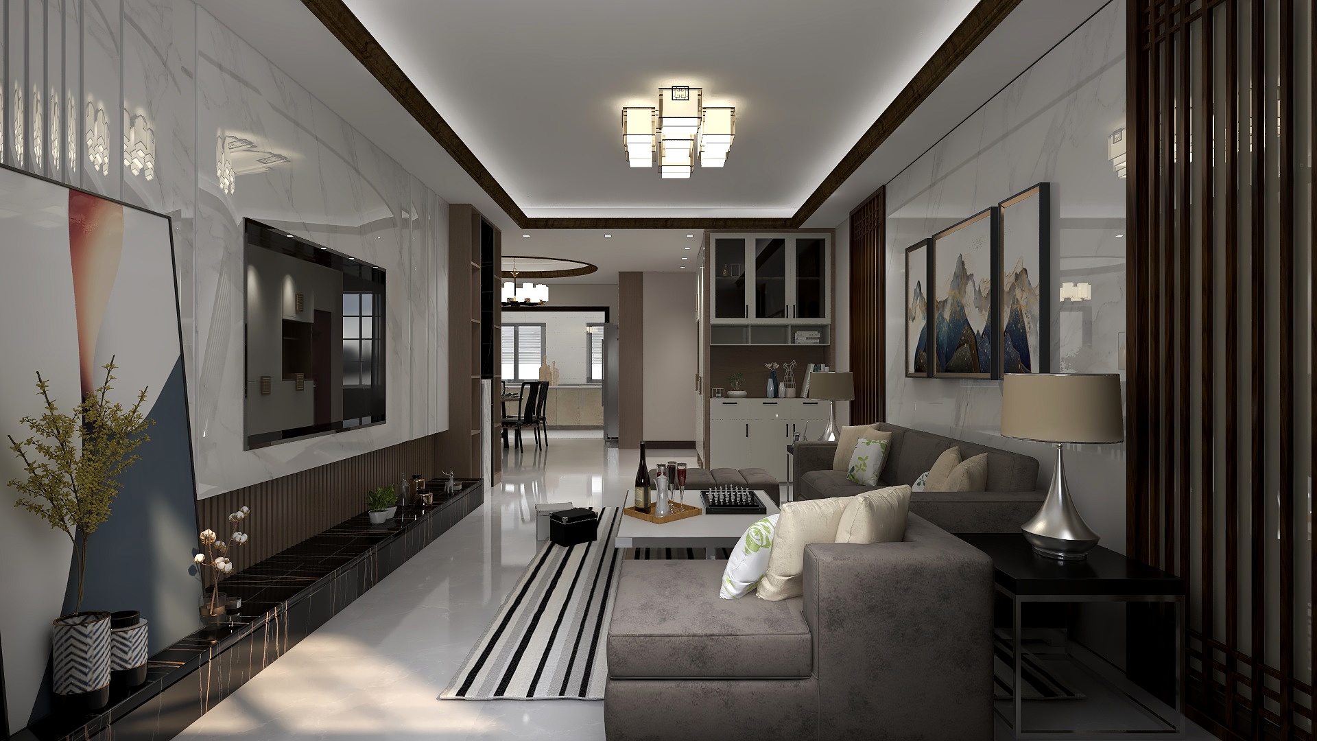 奆兴北辰装饰-海贝尔-装修设计方案