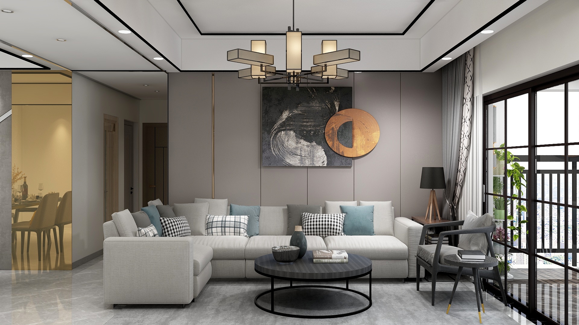 灵珑设计隐龙-福兴龙城妮姐-装修设计方案