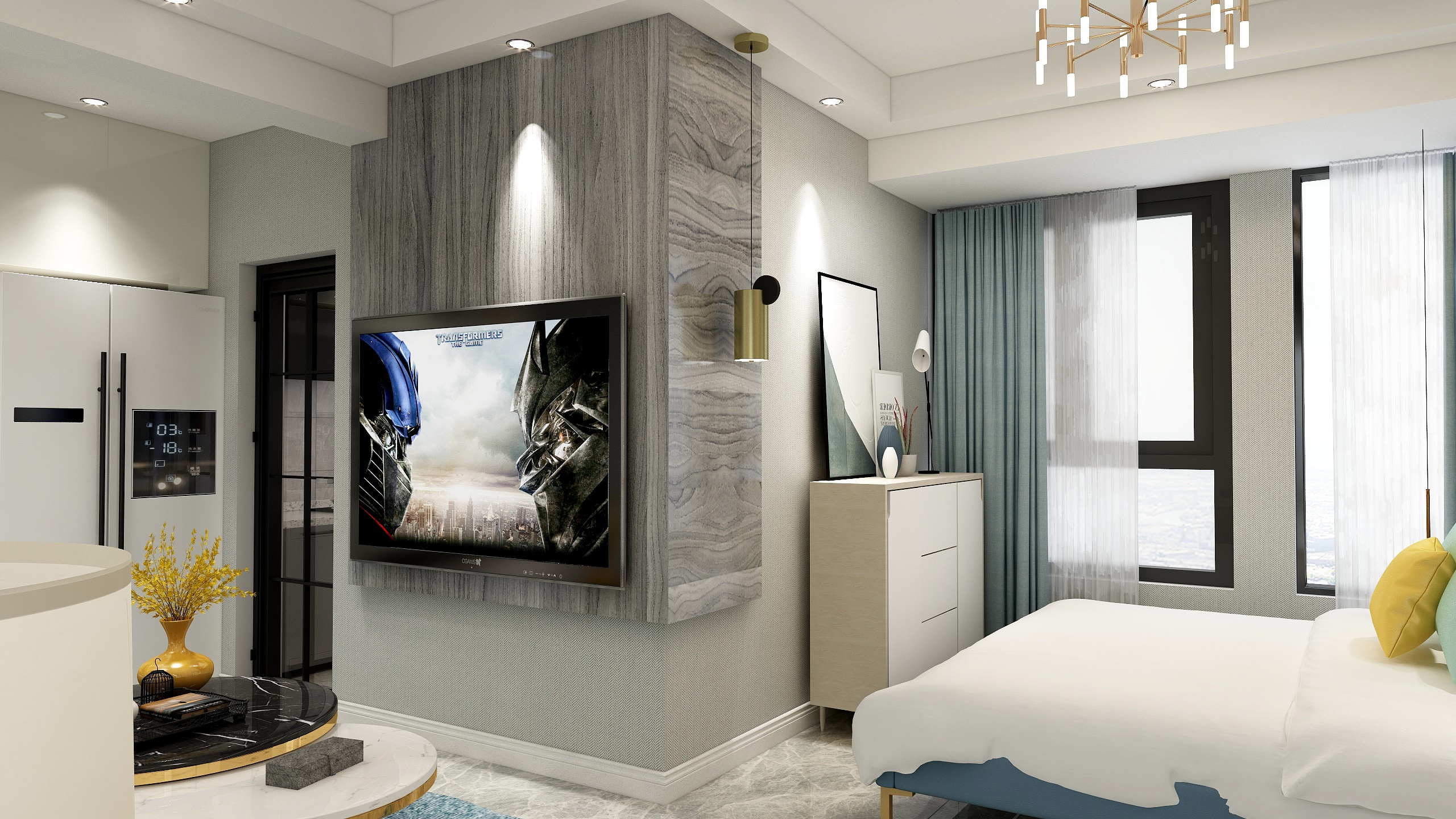 SK设计机构-环湖雅居张姐设计-装修设计方案