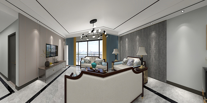 软装定制专家nVOK-颐园3-1401-装修设计方案