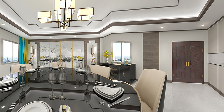 中淅廖氏-包厢-装修设计方案