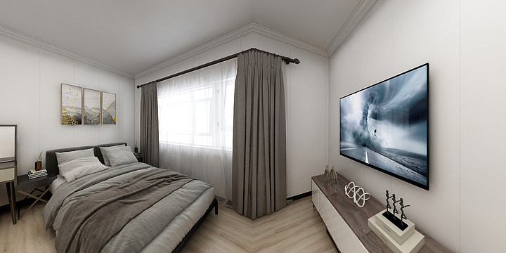 枫蓝设计-林总小居-装修设计方案