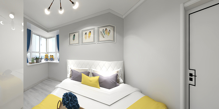 陌尐辉-毕加索80平米-装修设计方案