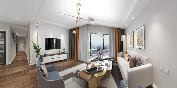 设计师居玲Jolin-[欧洲城]现代简约四居室-装修设计方案