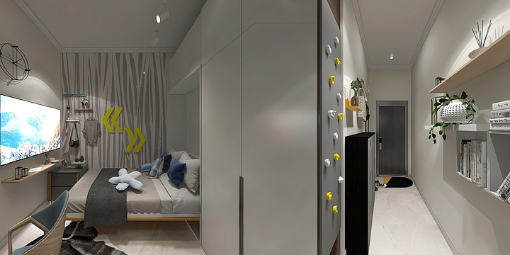 君君属地-小户型0居室-装修设计方案