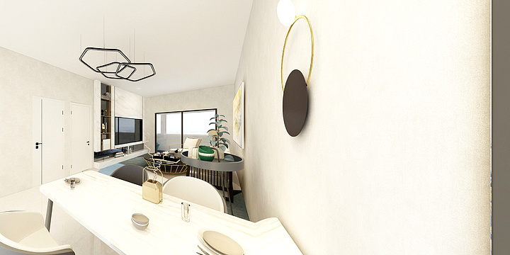 静浅浅-三室两厅1-装修设计方案