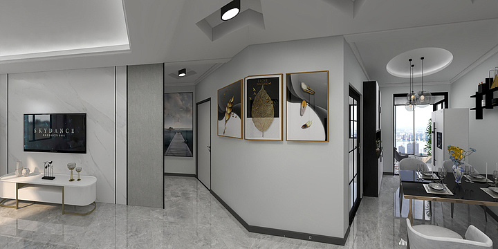 云青设计-107现代-装修设计方案