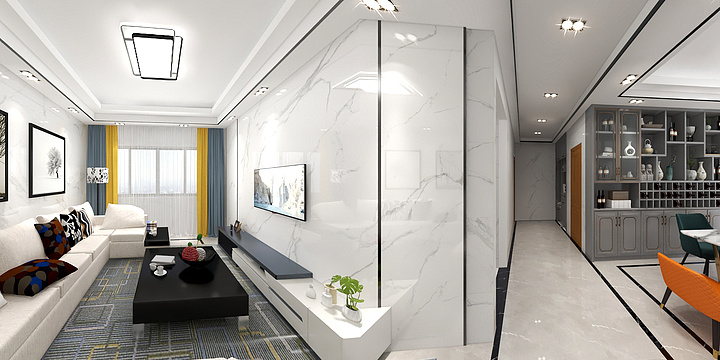 设计师_斌哥-海上银滩6栋705-装修设计方案