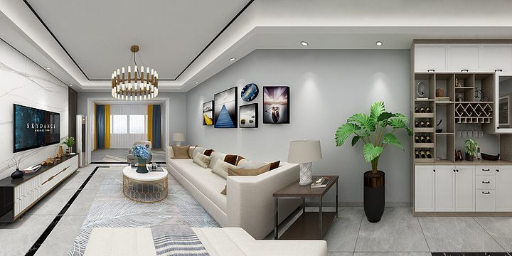 我是彬彬-泰富上城01新中式-装修设计方案