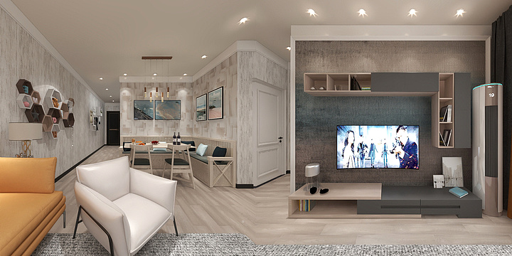 张成栋-孙耿新居81户型方案2-装修设计方案