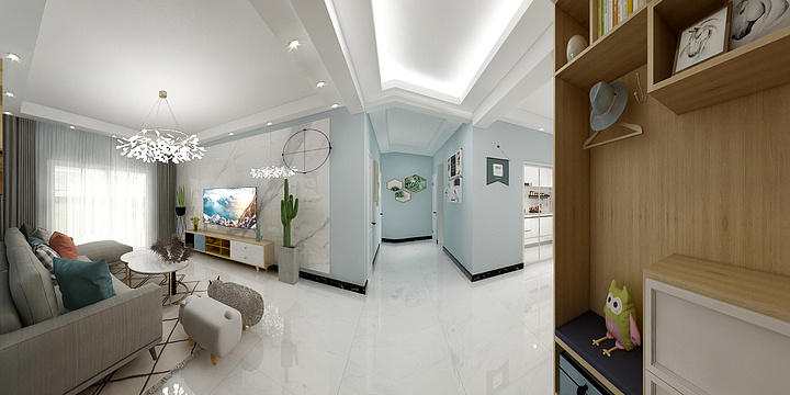 北雅全屋定制-鸿坤理想城-装修设计方案