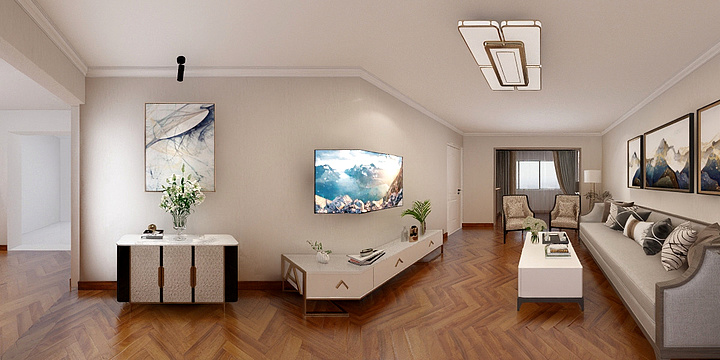 YIXIN设计-地矿局李女士-装修设计方案