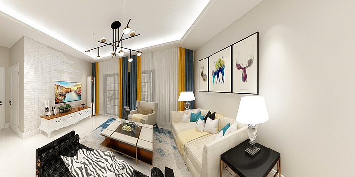 理想室集-圣桦名城83-装修设计方案