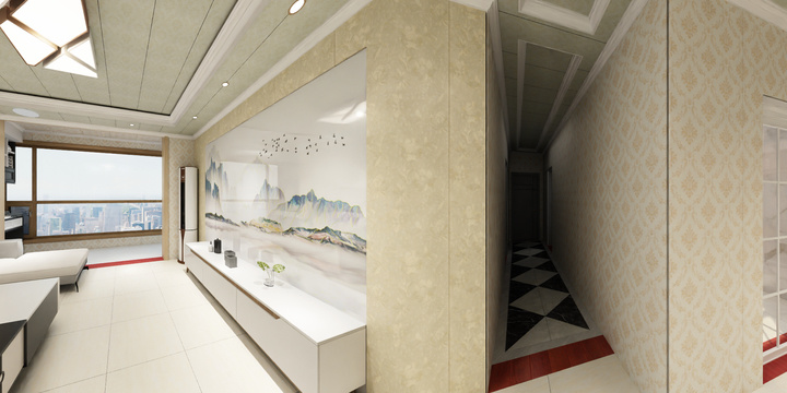 翔怡装饰公司-邛崃小谢设计图-装修设计方案