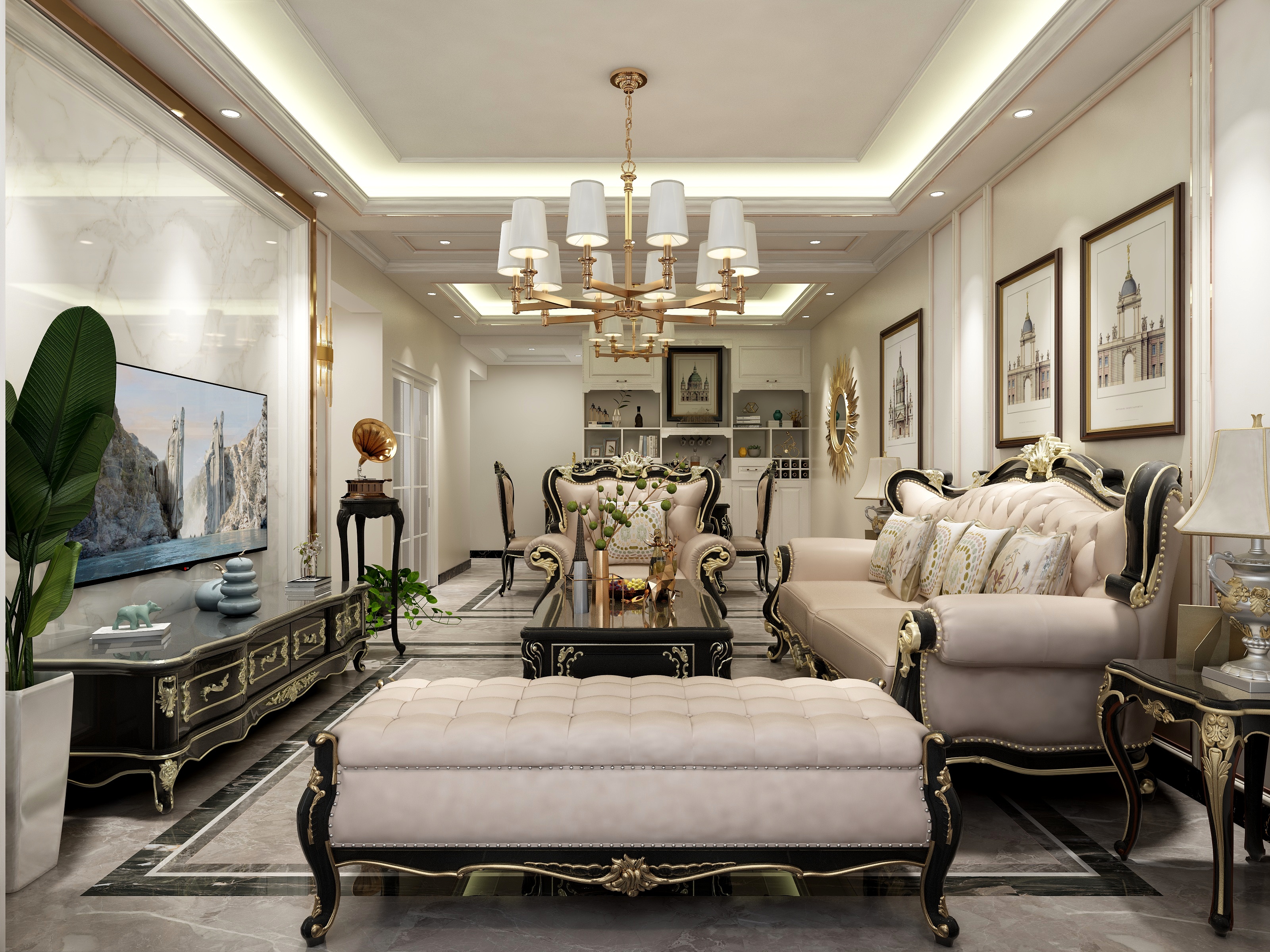 左一相-余哥简欧修改-装修设计方案