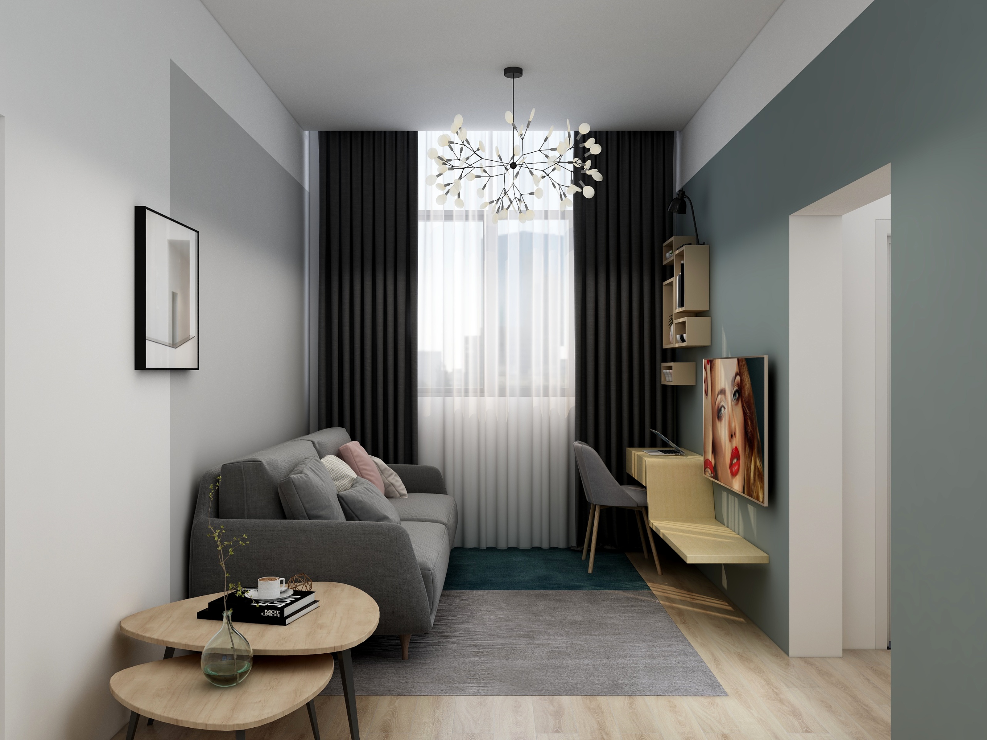 袁春生-航天城北欧装修效果图