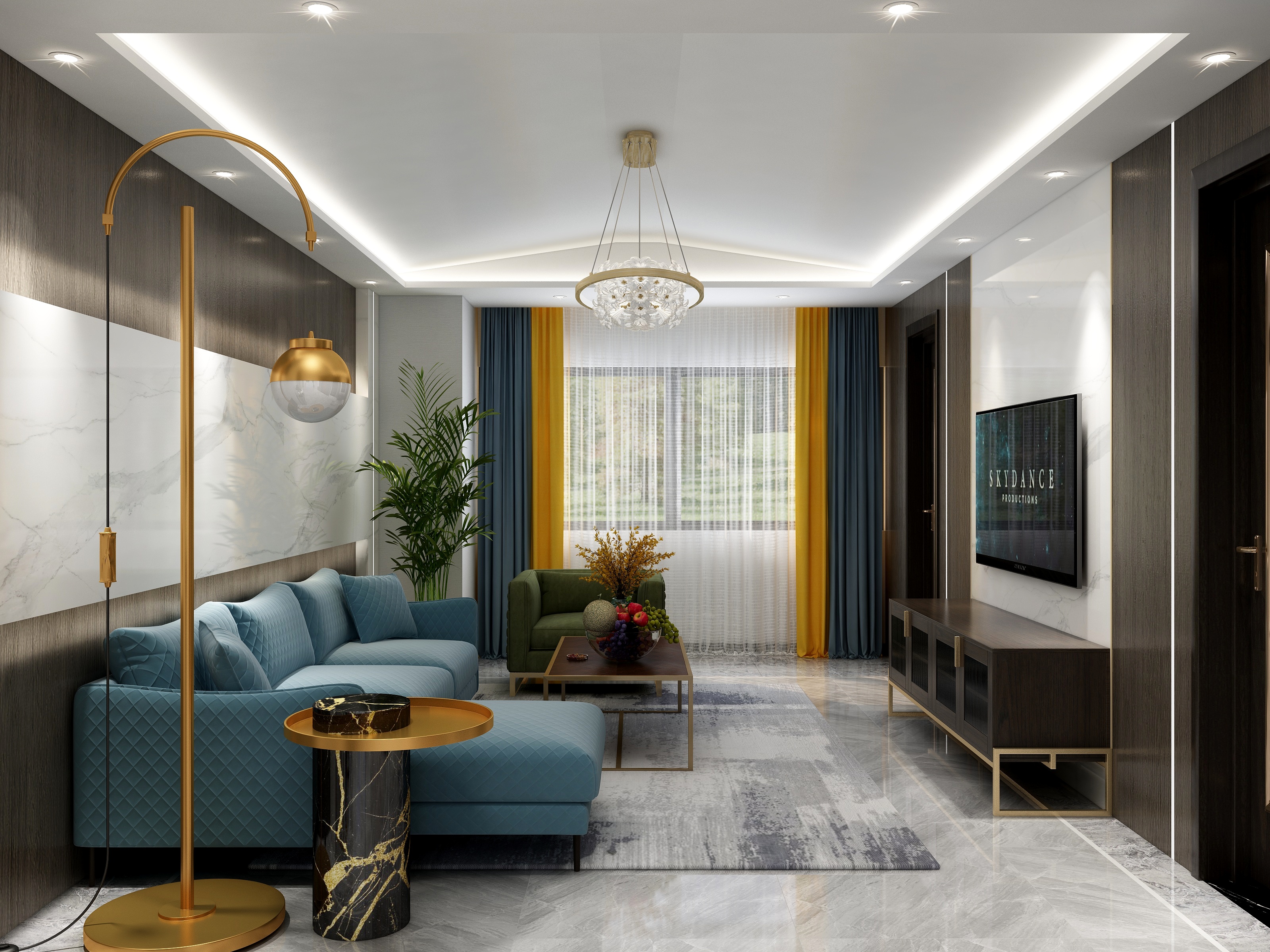 慕道设计-旭辉珺悦府C户型-110装修效果图