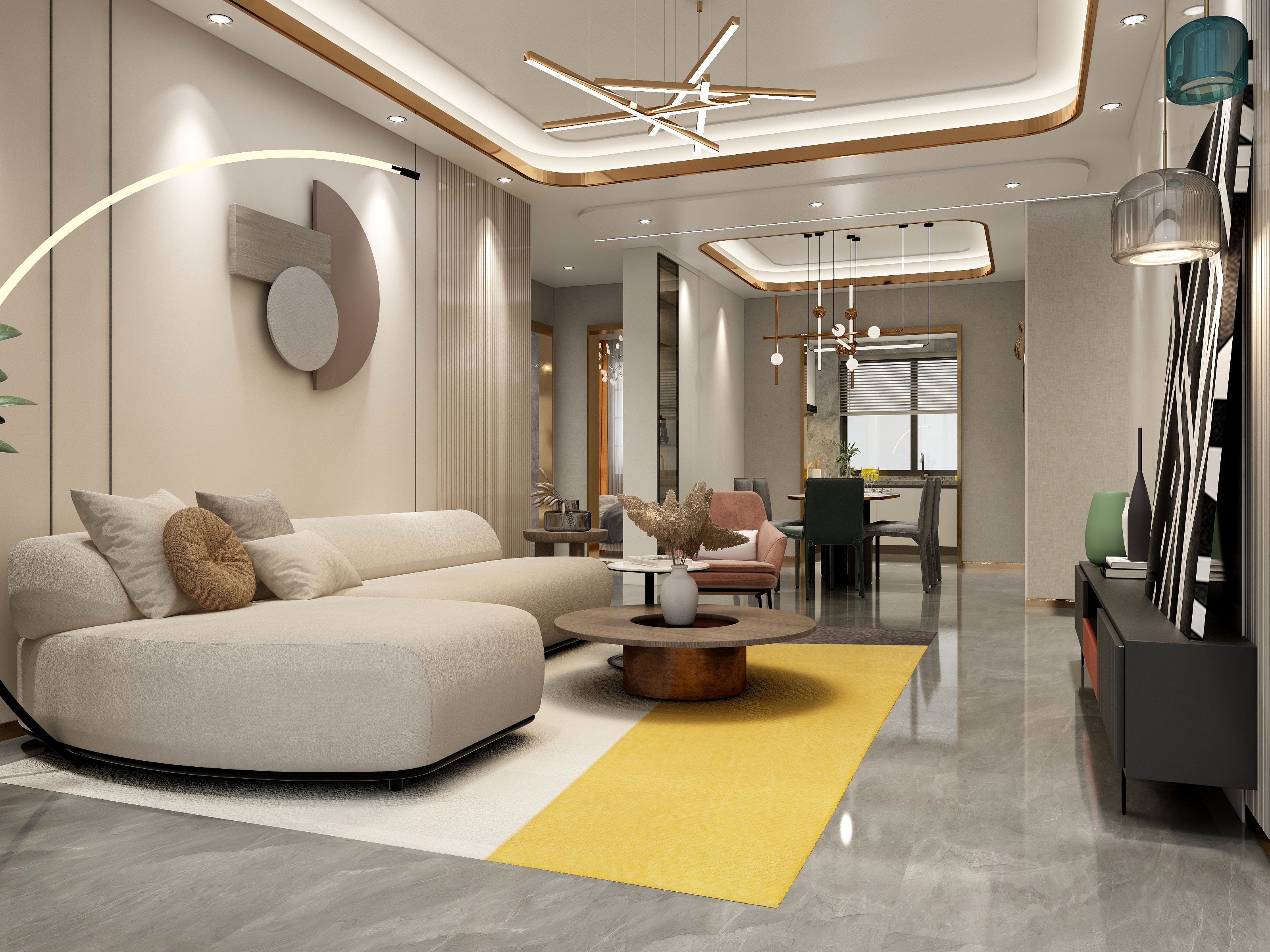 YYSN1994-阳光美林样板间-装修设计方案