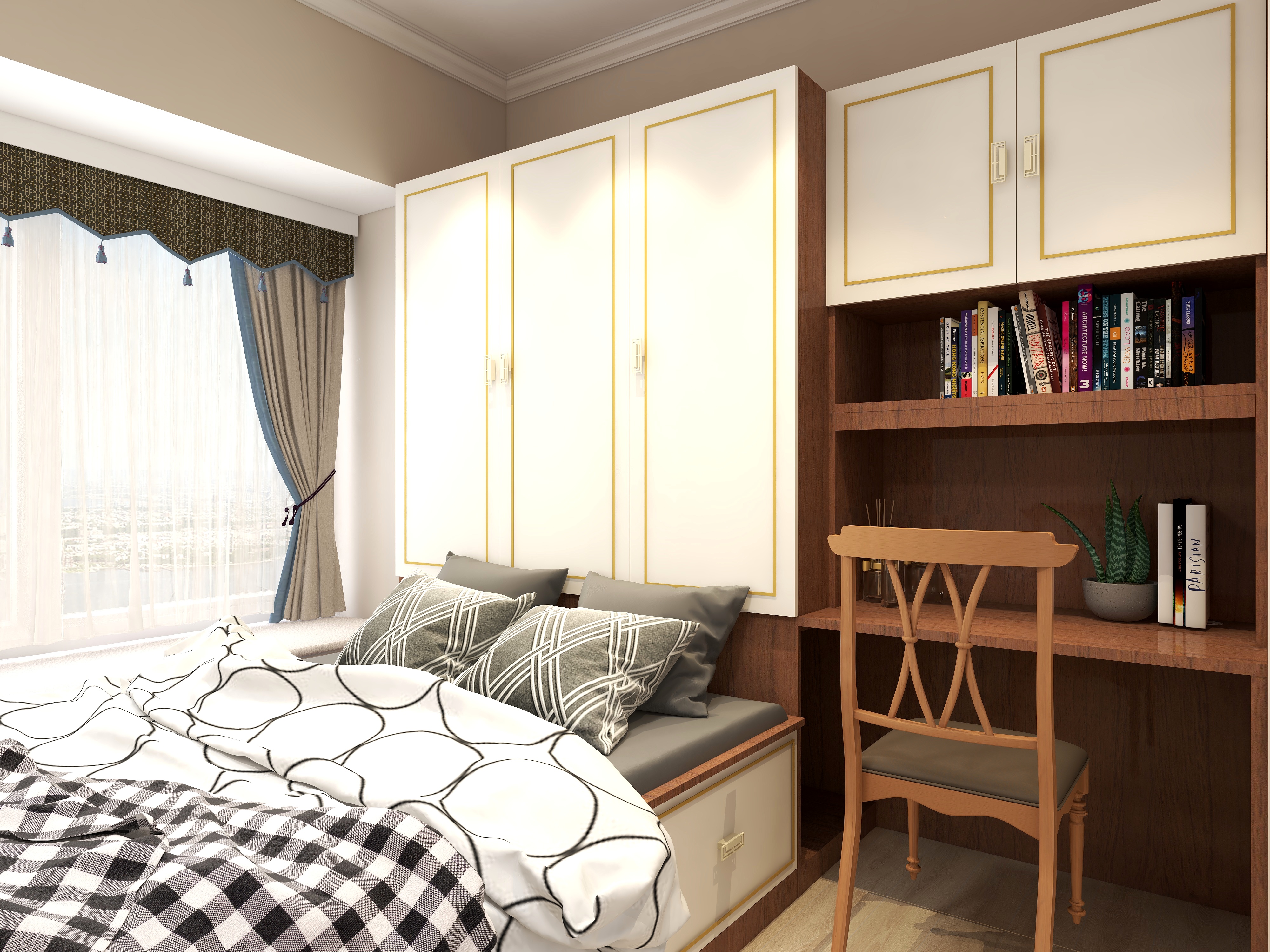 云家居在线定制柜-105平维多利亚花园-装修设计方案