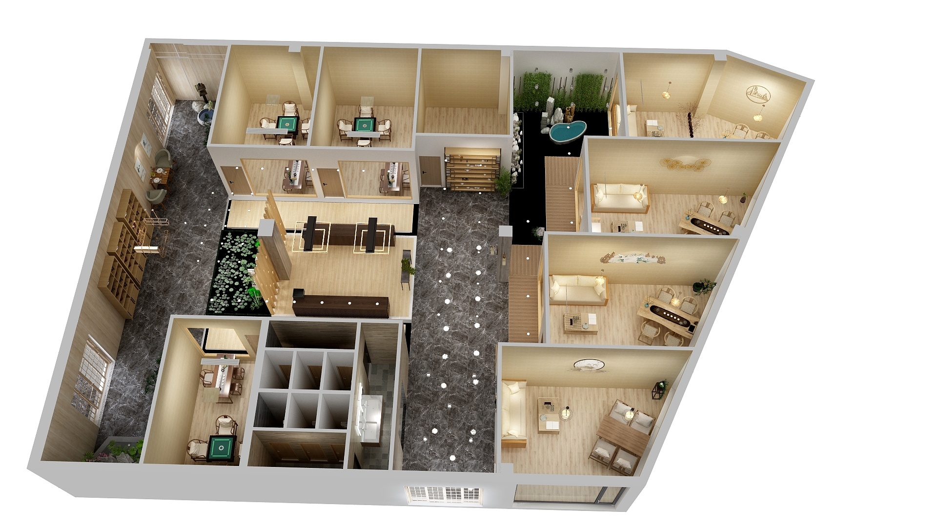 一栩如生-茶楼-装修设计方案