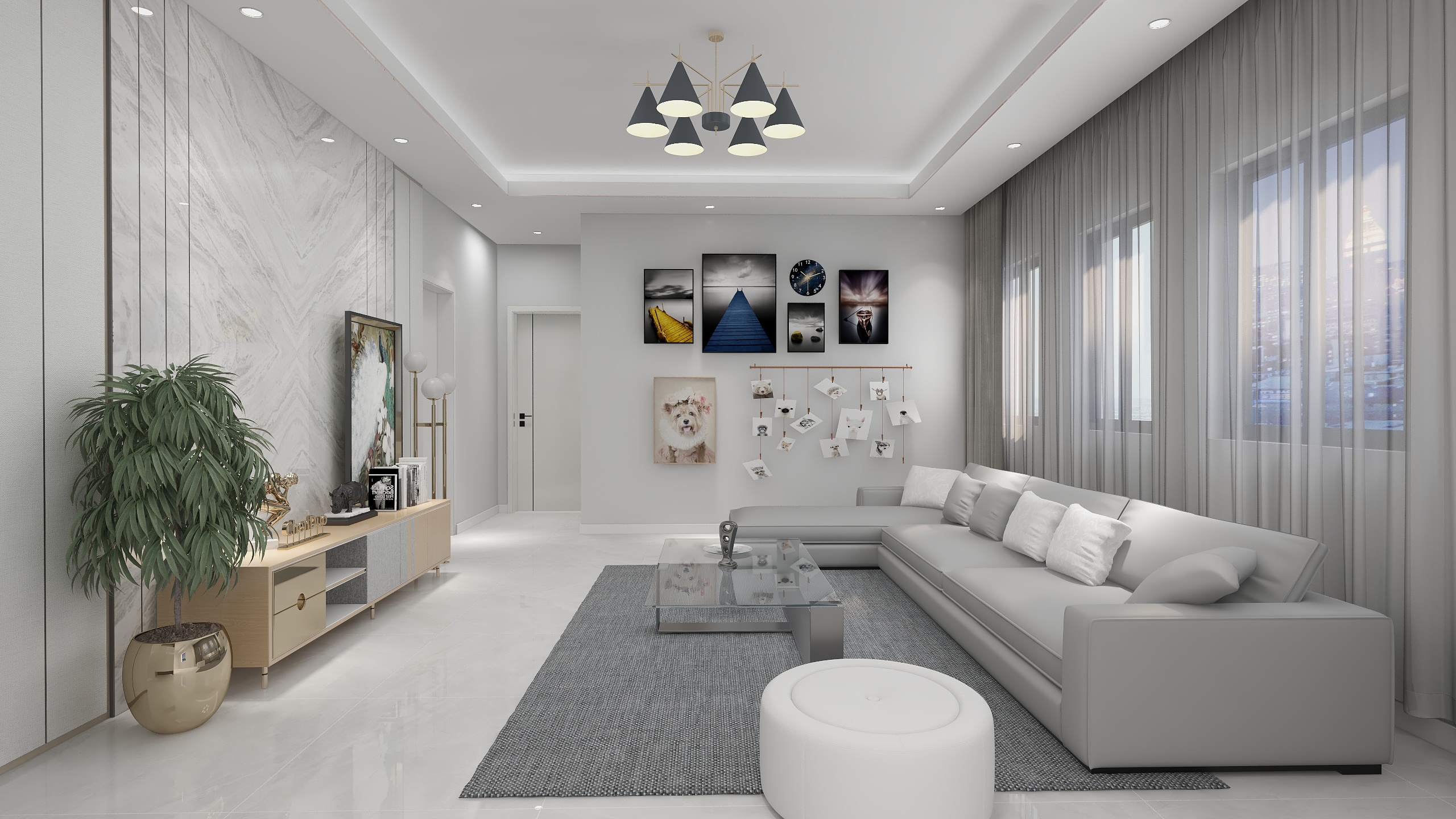 阿胜007-瑞和园89.50㎡B户型3室2厅1卫-装修设计方案