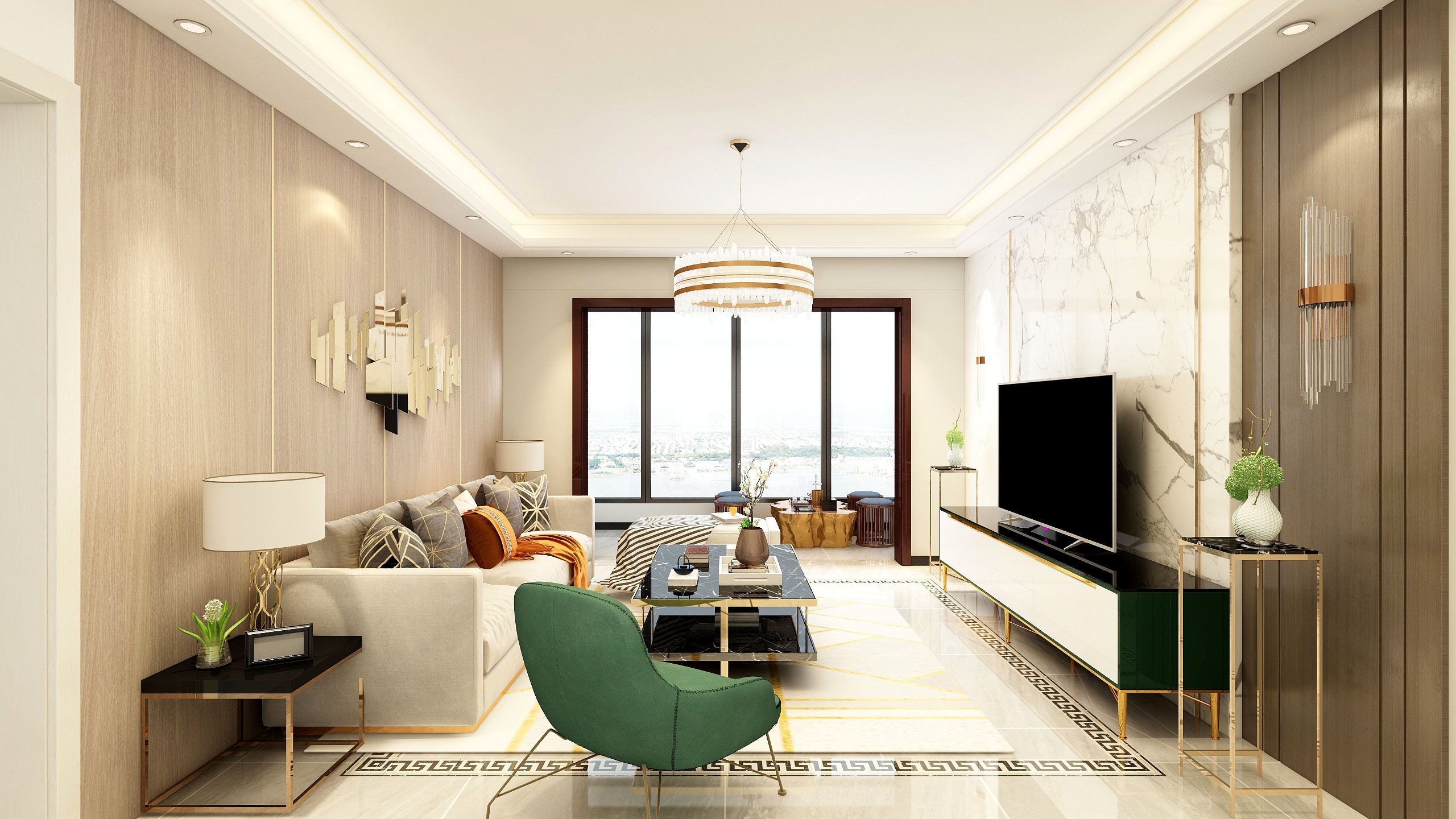 高端定制---美的花湾城1-装修设计方案