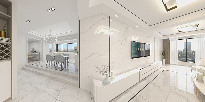 汪浩设计-北欧印象17楼-装修设计方案