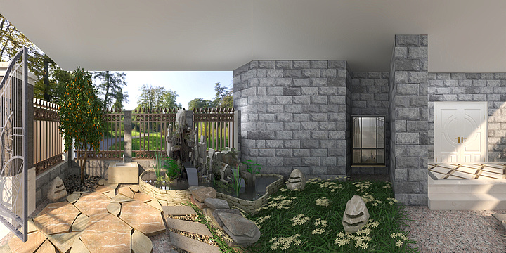 侯仰昭IYCbT-庭院方案-装修设计方案