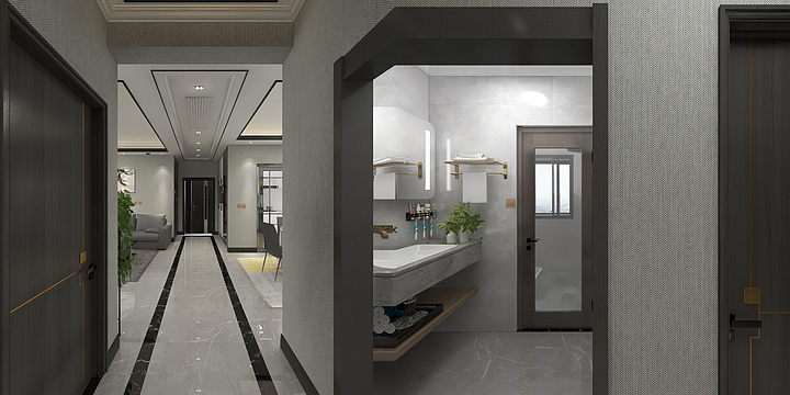 PJ维品格全屋定制-汉昌府120方3室2厅-装修设计方案